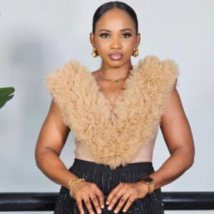 BANDAGE RUFFLE FRONT BODYSUIT