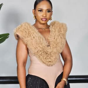 BANDAGE RUFFLE FRONT BODYSUIT - Image 5