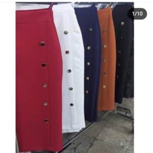 SIDE BUTTON SKIRT - Image 5