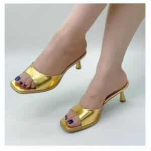 KITTEN HEEL NUDE SLIPPERS AR-2 - Image 2