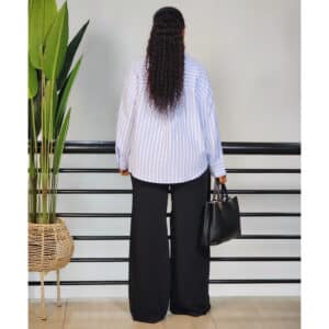 PIN STRIPE LONG SLEEVE SHIRT - Image 6