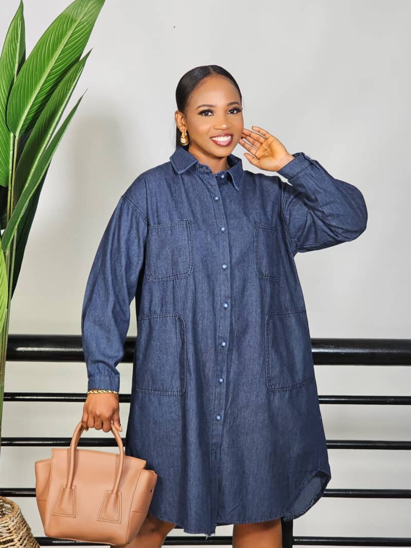 DENIM DRESS - Image 4