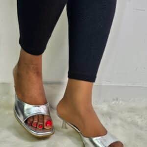 KITTEN HEEL NUDE SLIPPERS AR-2 - Image 6