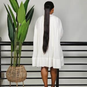 PLEATED TUNIC KNOT TIE DRESS 278 - Image 7