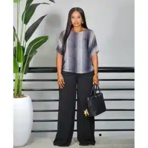 FRONT ZIP FISH NET TOP - Image 3