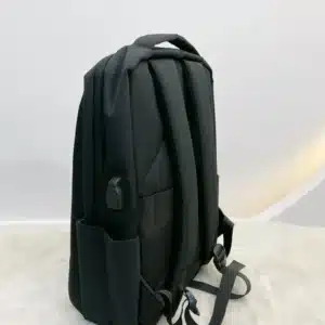 FRONT ZIP PLAIN BACKPACK - Image 2