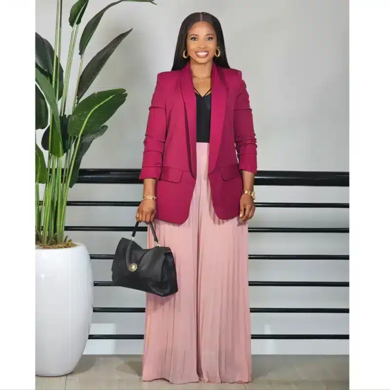 PLEATED CHIFFON PALAZZO PANT - Image 9