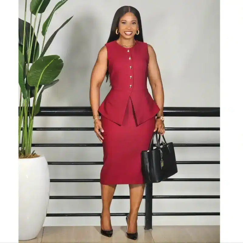 PEPLUM DRESS