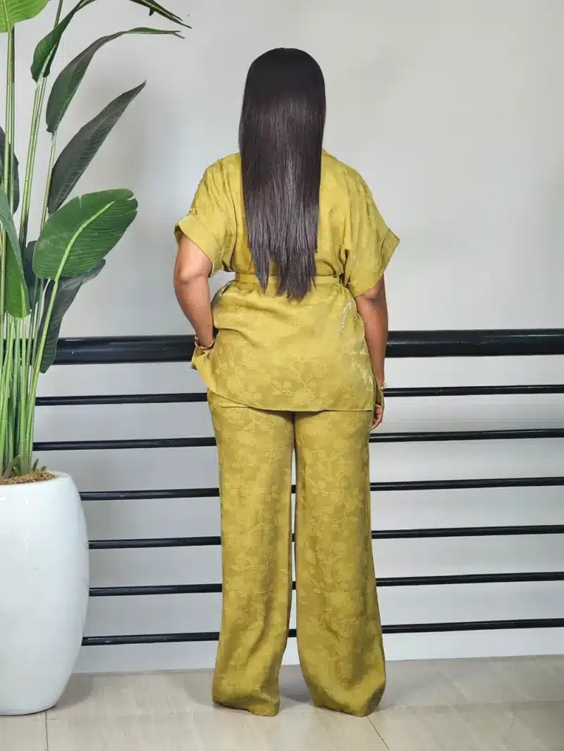 BUTTON SHOULDER TOP & PANT SET - Image 3