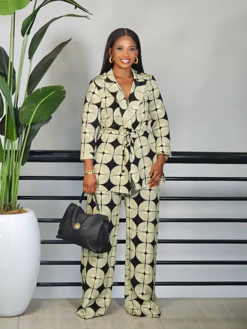 PRINT PANT & TOP SET