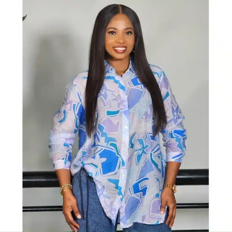 PRINT 3/4 SLEEVE SHIRT - Image 3