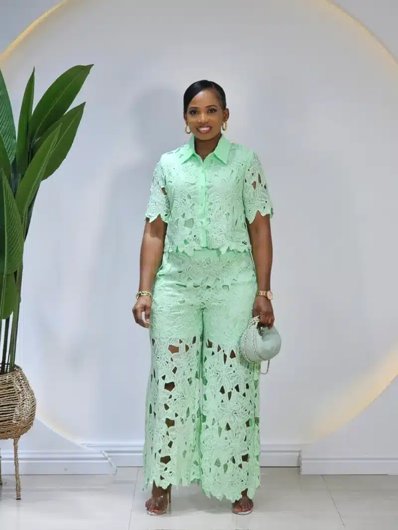 LACE PANT & SHIRT SET - Image 4