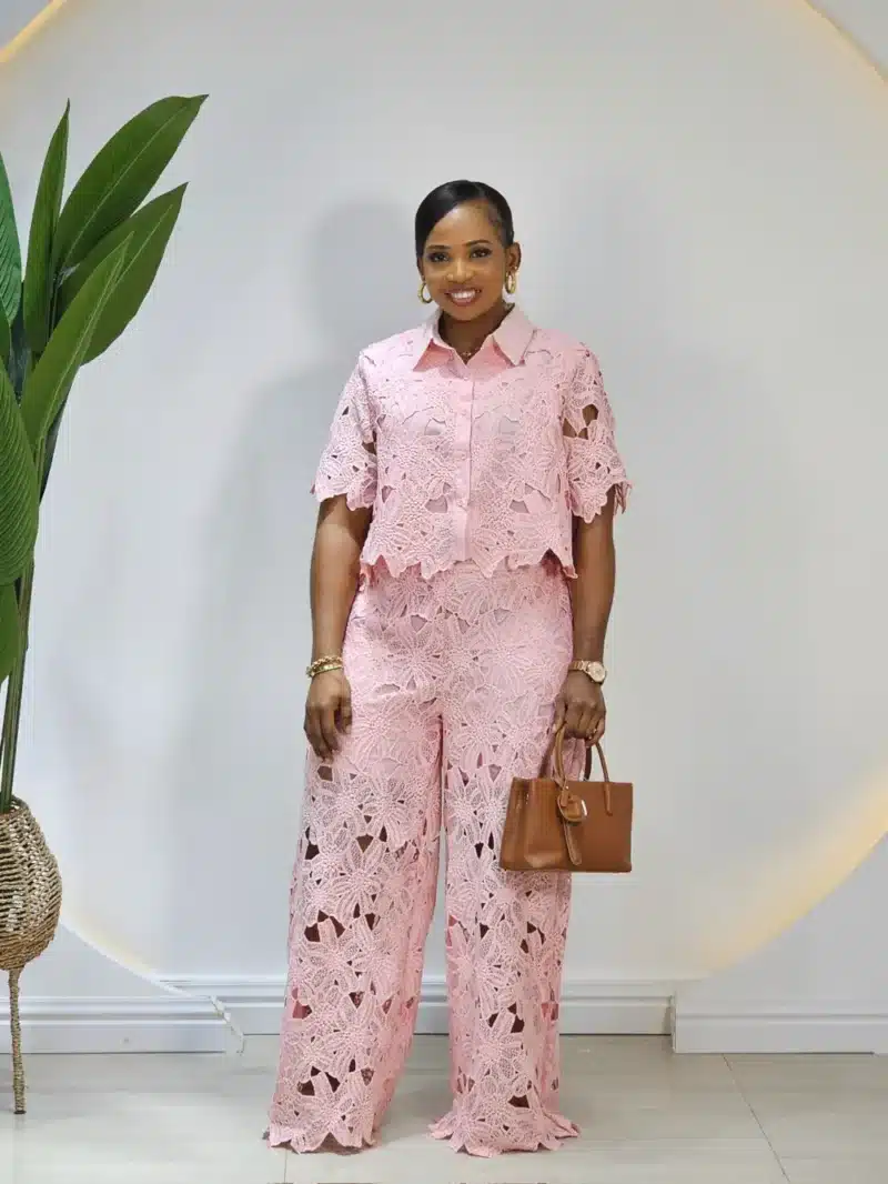 LACE PANT & SHIRT SET - Image 3