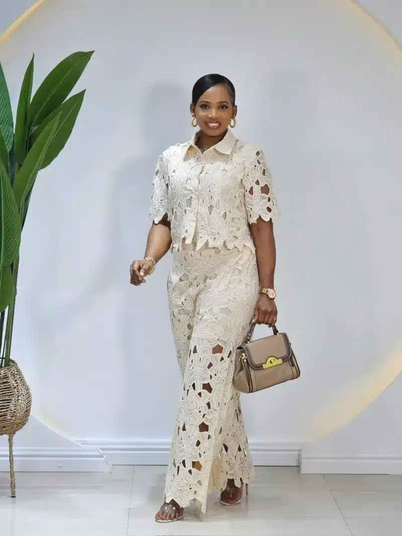 LACE PANT & SHIRT SET - Image 2