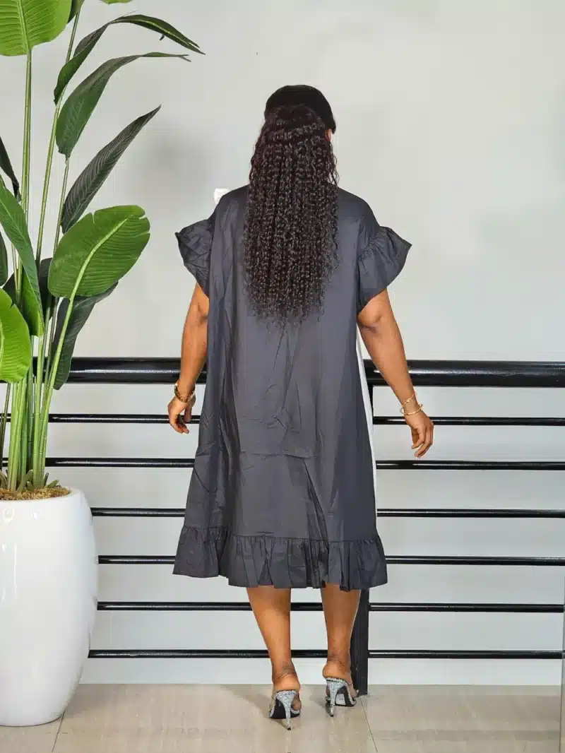 SIDE BOW HEM DRESS - Image 4