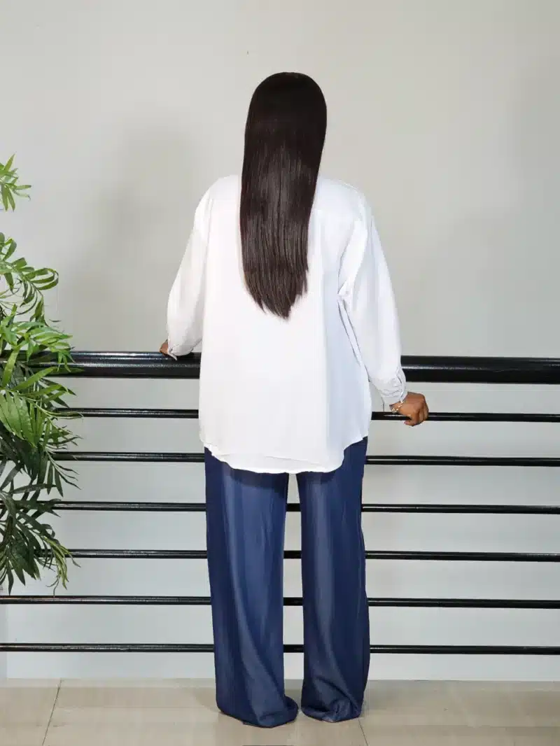 DENIM POCKET SHIRT & PANT SET - Image 2
