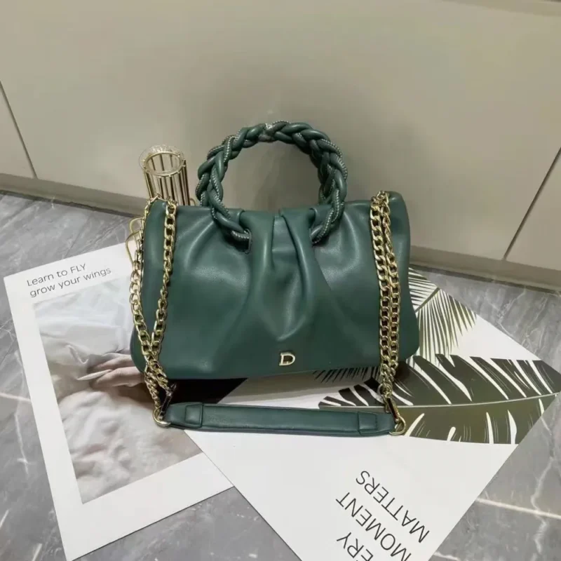 PLEATED MINI HANDLE BAG - Image 2