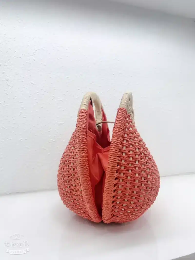 STRUCTURED WOVEN BEACH BAG - Image 5