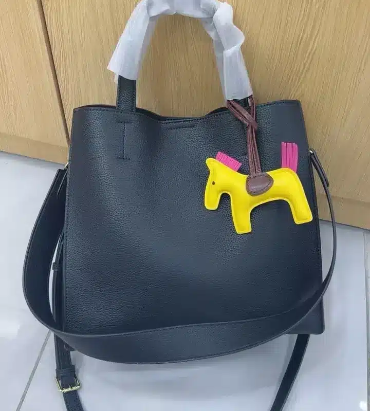 LEATHER TOTE HANDLE BAG