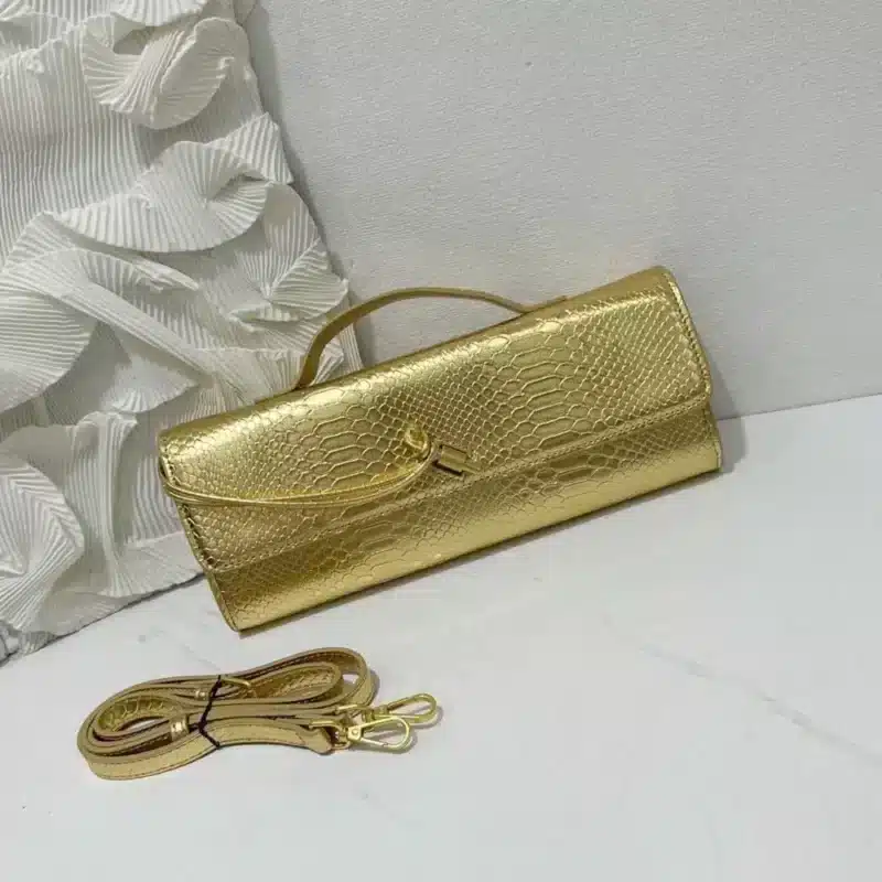 CROC SKIN RECTANGULAR MINI CLUTCH - Image 4