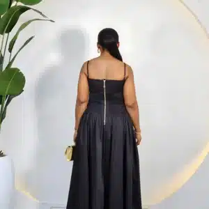 DEEP HEM BUBBLE SPAG DRESS - Image 5