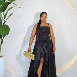 DEEP HEM BUBBLE SPAG DRESS