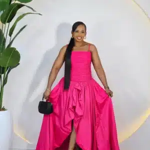 DEEP HEM BUBBLE SPAG DRESS - Image 4