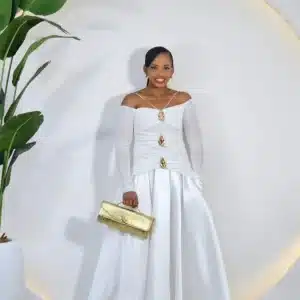 BROOCH FRONT BROOCH SKATER DRESS - Image 2