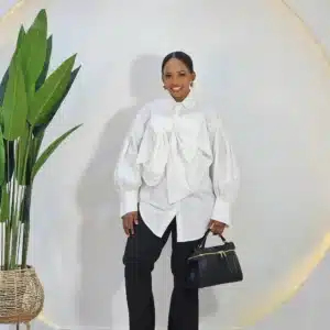 FRONT BOLD BOW SHIRT - Image 4