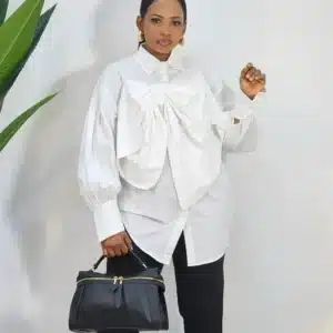 FRONT BOLD BOW SHIRT - Image 2