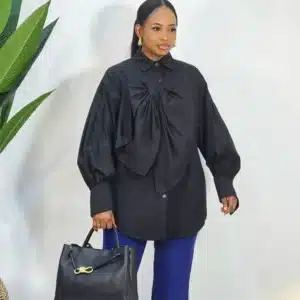 FRONT BOLD BOW SHIRT