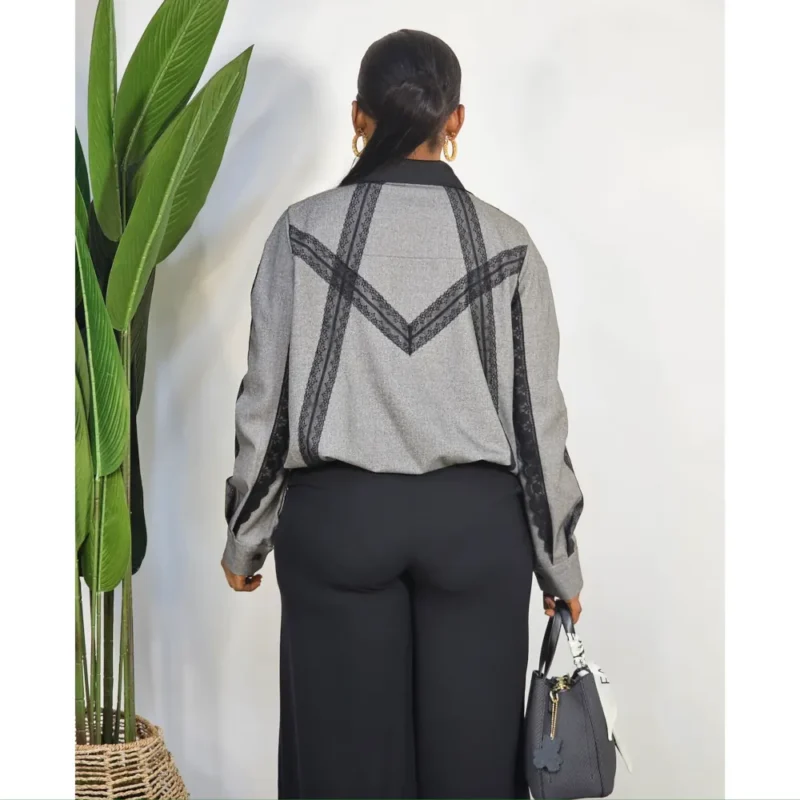 LACE TRIM SHIRT - Image 3