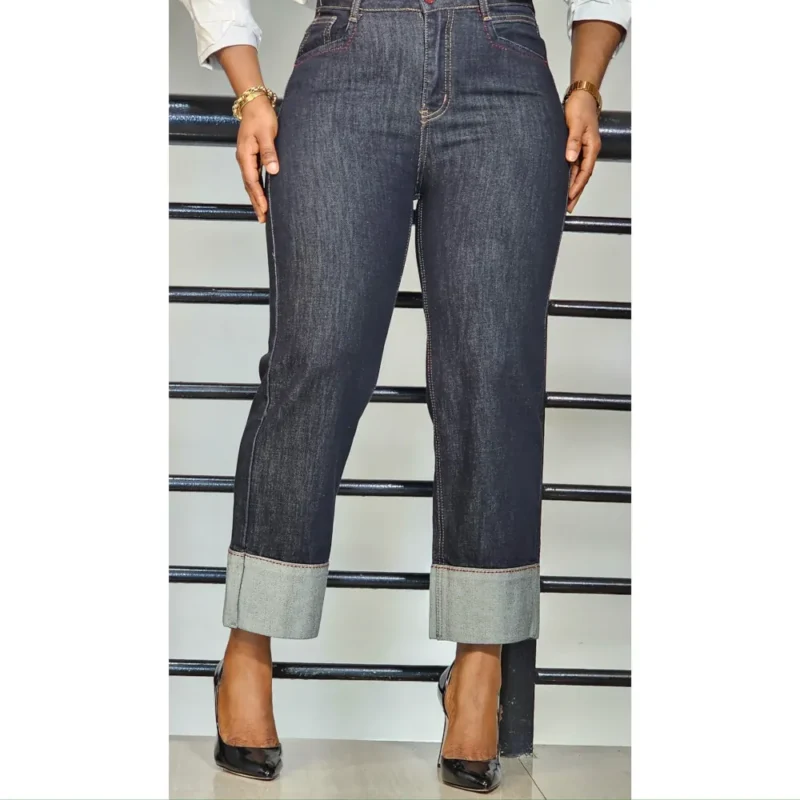 TURN UP CULOTTE JEAN