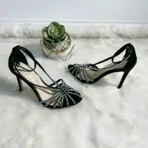 STUDDED MULTI STRAP SANDALS