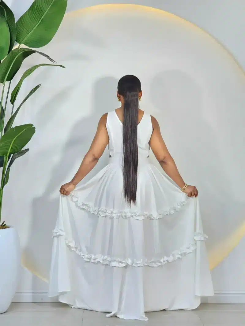 DOUBLE SIDE CUT GYPSY MAXI DRESS - Image 5