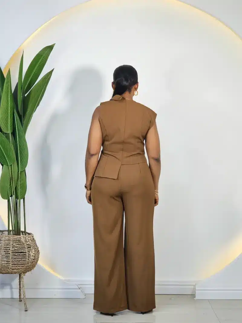 SIDE KNOT WAIST COAT & PANT SET - Image 7