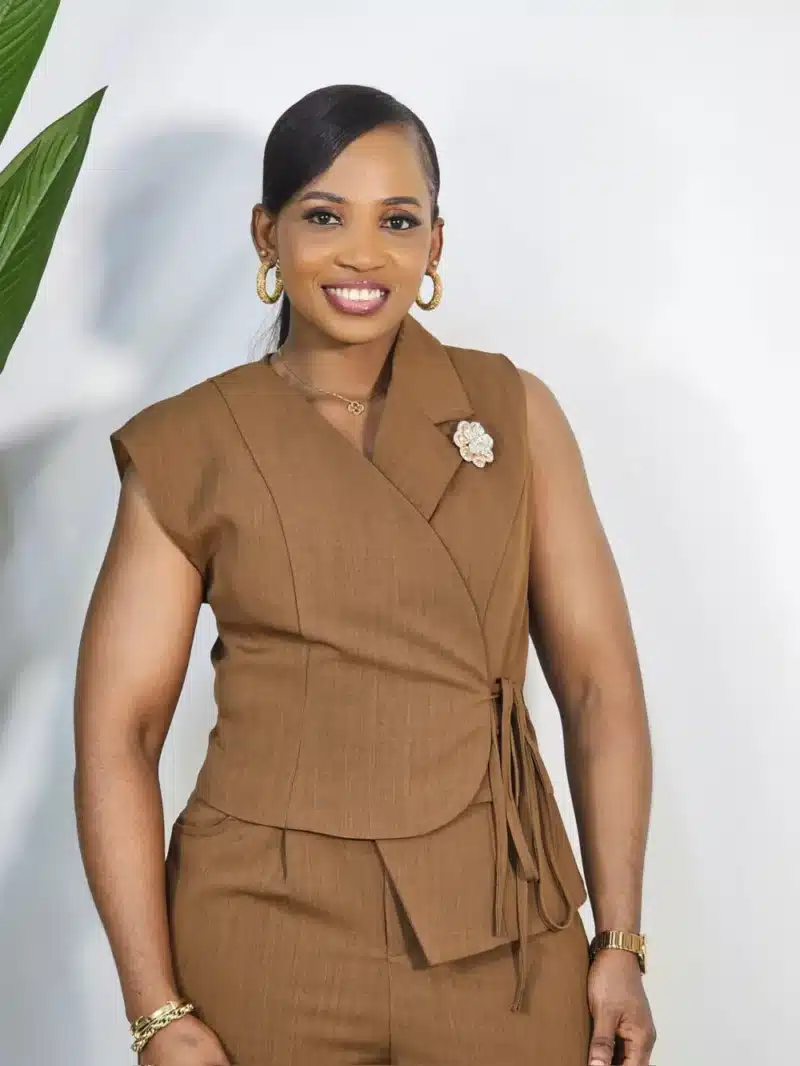 SIDE KNOT WAIST COAT & PANT SET - Image 4