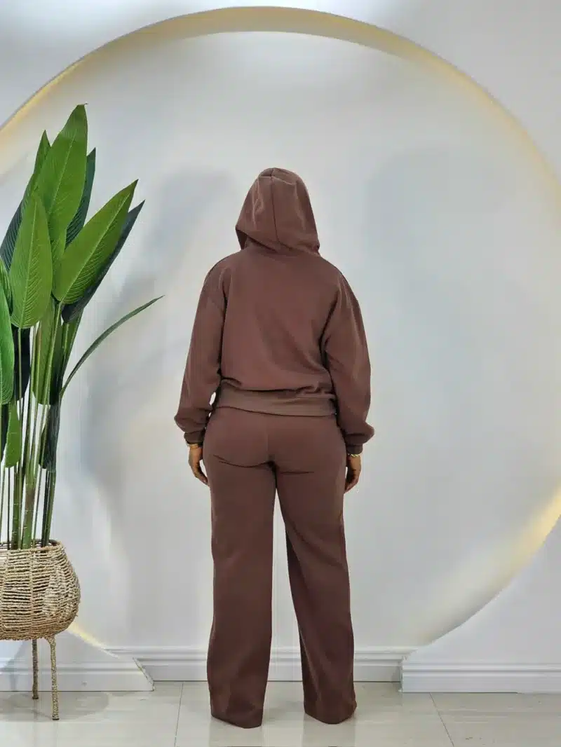 PLAIN HOODIE TRACKSUIT SET - Image 8