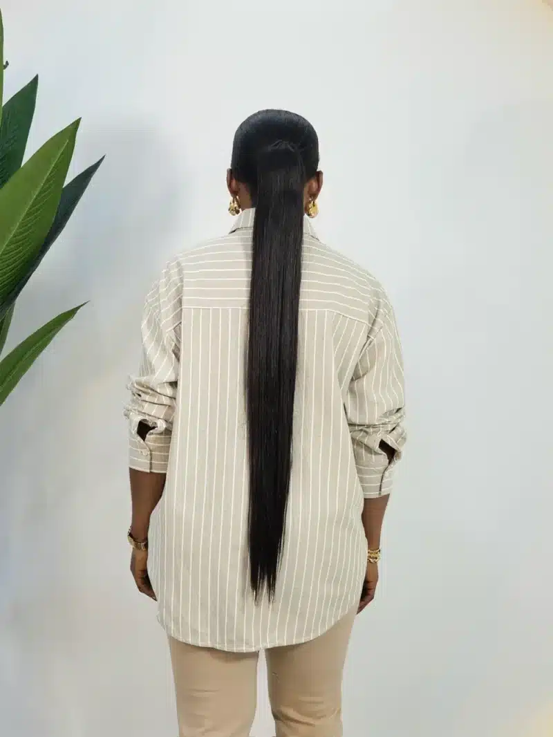 EMBROIDERY STRIPE SHIRT - Image 5