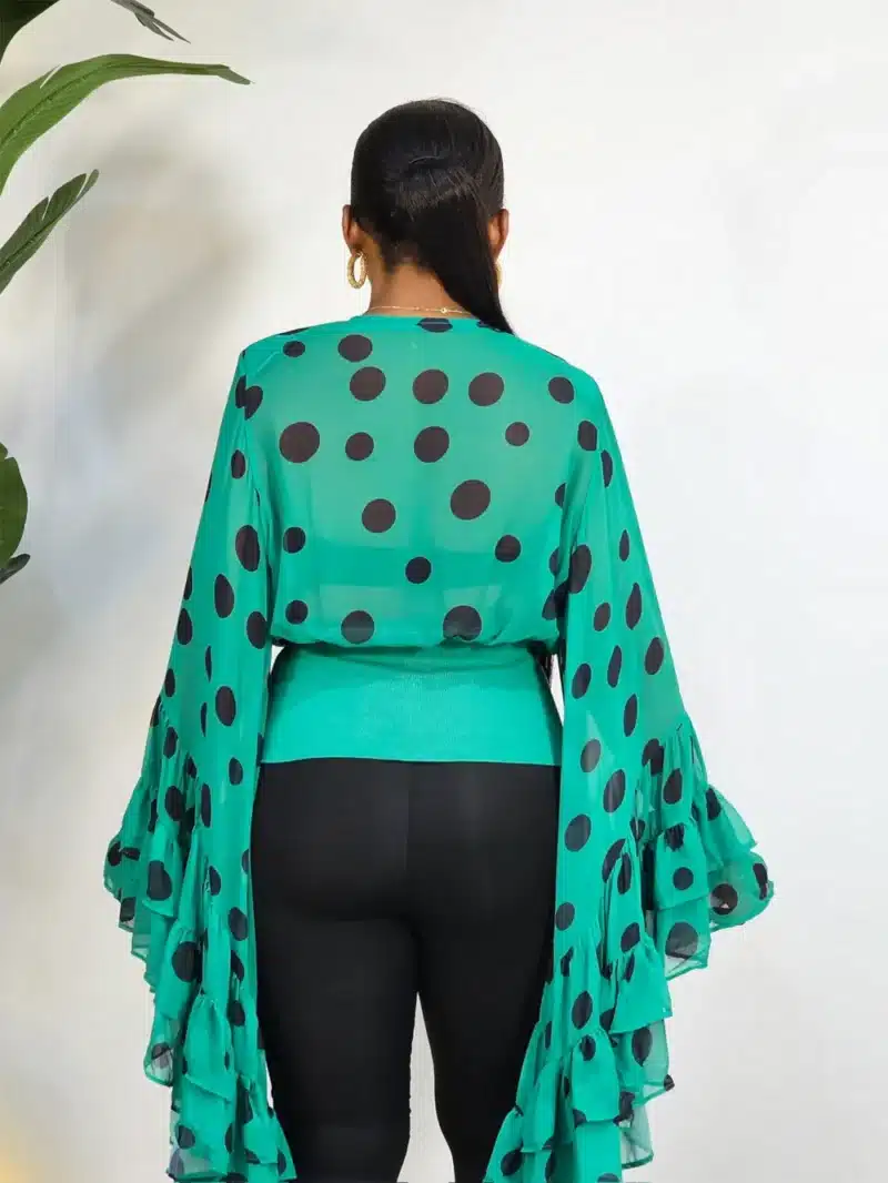 EXAGGERATED SLEEVE BAND TOP - Image 4