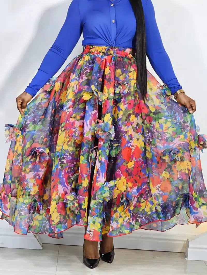 ORGANZA PETALS SKIRT