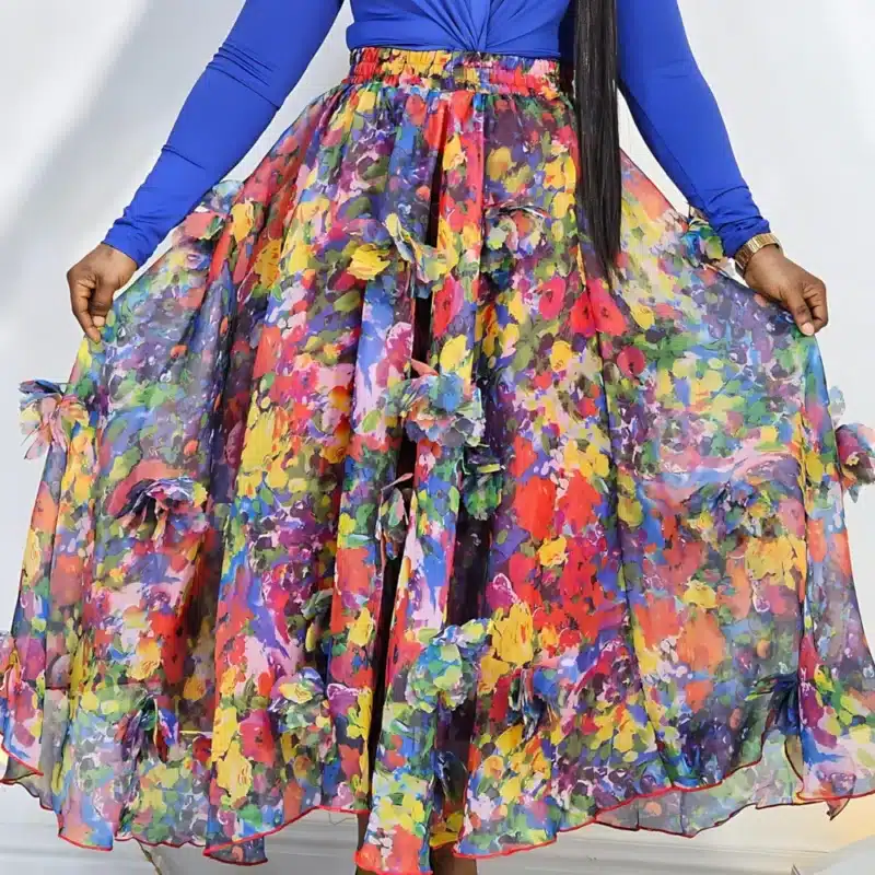 ORGANZA PETALS SKIRT