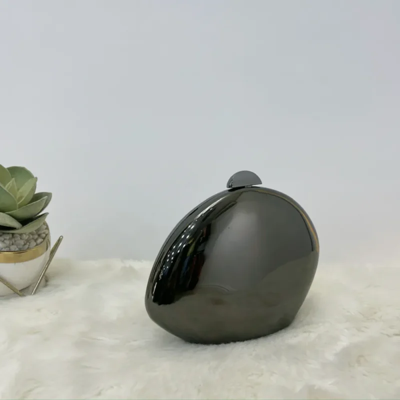 OVAL SHAPE CLUTCH PURSE - Image 2