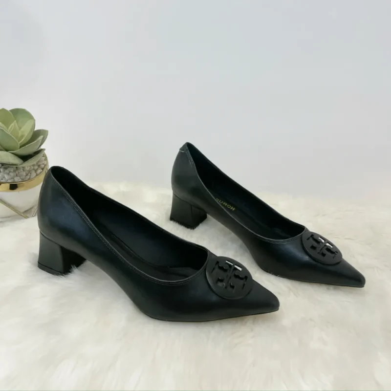 BLOCK HEEL TOP BROOCH SHOE - Image 2