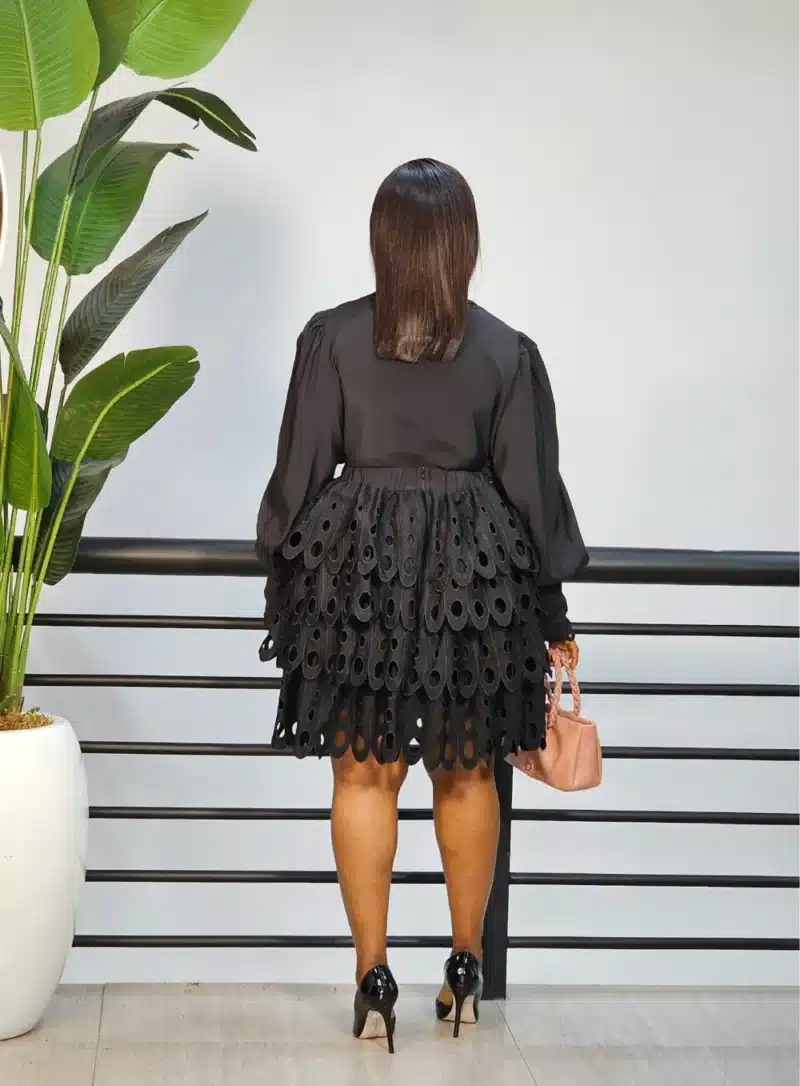 TRIPLE LAYER SKIRT & SHIRT SET - Image 4
