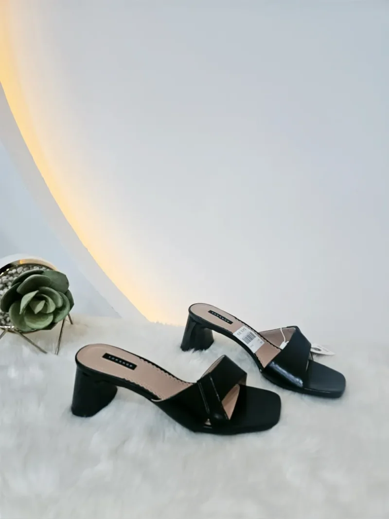 BLOCK MULE SANDALS - Image 2