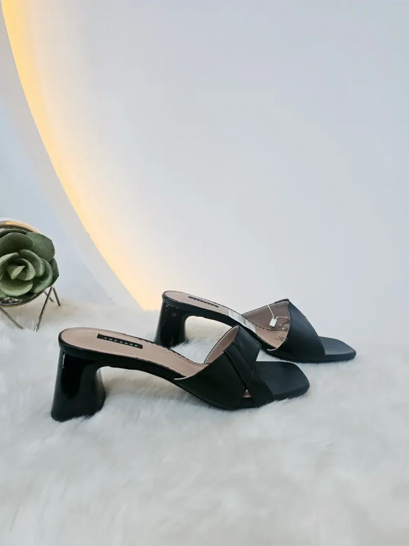 BLOCK MULE SANDALS - Image 4