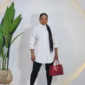 OPEN BACK MULTI KNOT SHIRT