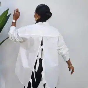 OPEN BACK MULTI KNOT SHIRT - Image 4