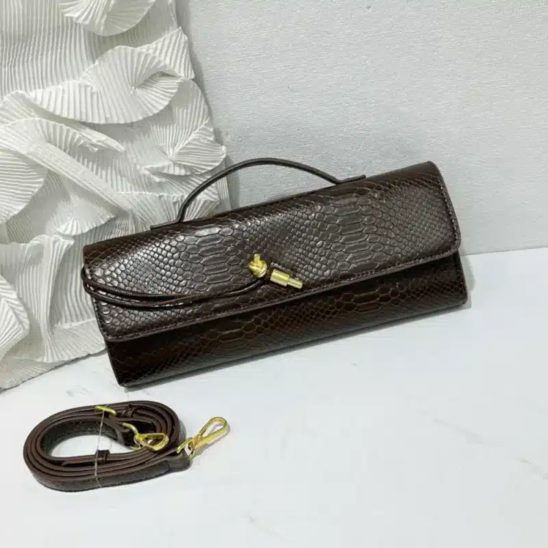 CROC SKIN RECTANGULAR MINI CLUTCH - Image 2